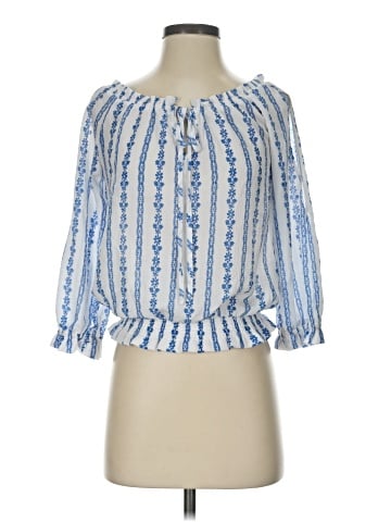 E&M Collection 3/4 Sleeve Blouse (view 1)