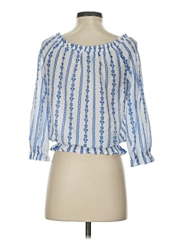 E&M Collection 3/4 Sleeve Blouse (view 2)