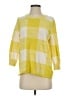 CAbi Checkered-gingham Yellow Pullover Sweater Size XS - photo 1