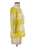 CAbi Checkered-gingham Yellow Pullover Sweater Size XS - photo 4