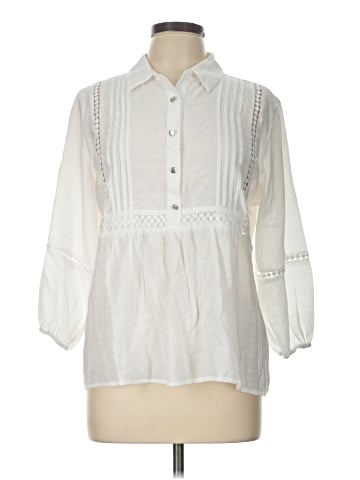 Notations 3/4 Sleeve Blouse (view 1)