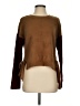 Lulus Color Block Brown Pullover Sweater Size S - photo 1