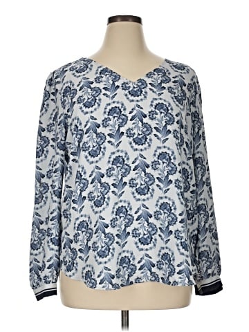 Ann Taylor LOFT Long Sleeve Blouse (view 1)
