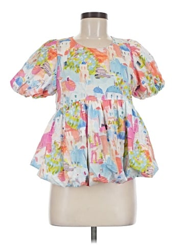 Entro Short Sleeve Blouse (view 1)