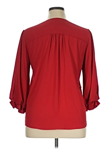 Karen Kane 3/4 Sleeve Blouse (view 2)