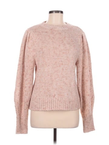 Madewell Pleat-Shoulder Pullover Sweater (view 1)