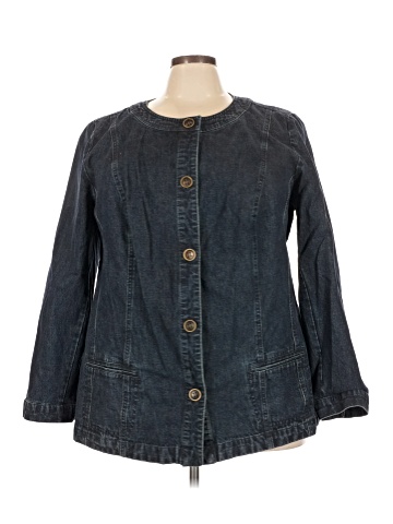 JM Collection Denim Jacket (view 1)