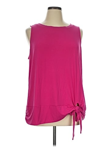 Susan Graver Sleeveless T-Shirt (view 1)