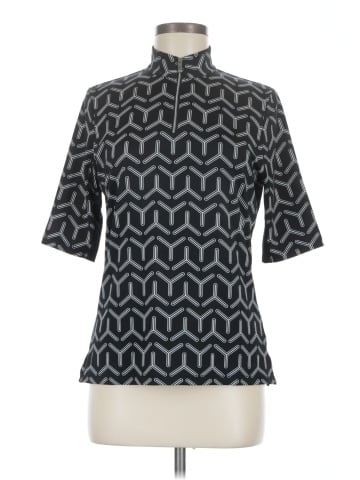 Tail Short Sleeve Blouse (view 1)