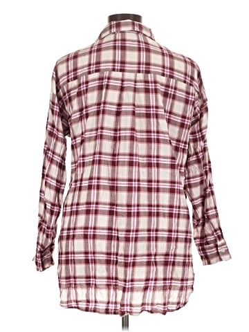 Ann Taylor LOFT Outlet Long Sleeve Button-Down Shirt (view 2)