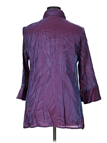 Ali Miles 3/4 Sleeve Button-Down Shirt (view 2)