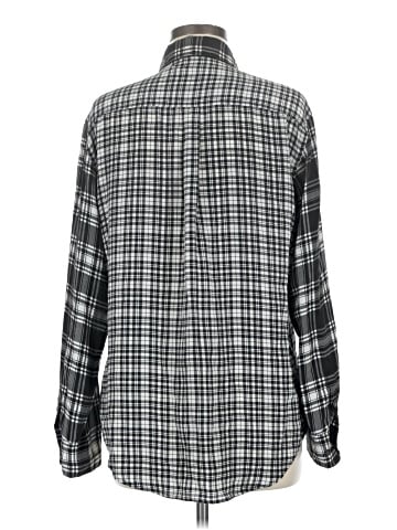 Equipment Long Sleeve Silk Top (view 2)