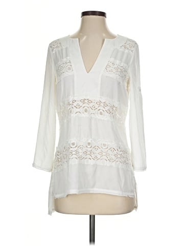 BCBGMAXAZRIA 3/4 Sleeve Blouse (view 1)