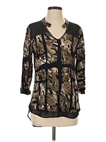 CALVIN KLEIN JEANS 3/4 Sleeve Blouse (view 1)