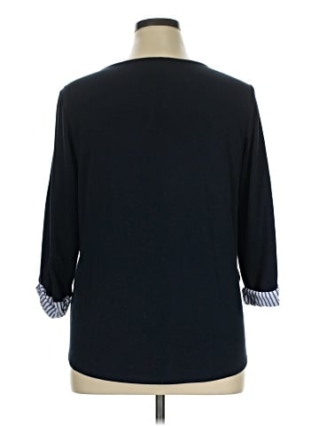 Apt. 9 3/4 Sleeve Top (view 2)