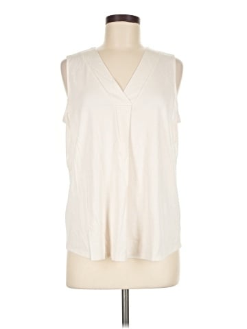 Anne Klein Sleeveless Blouse (view 1)