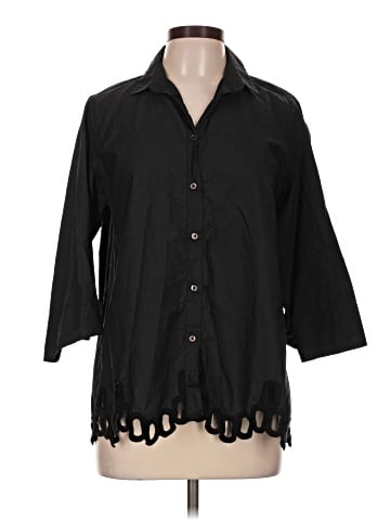 Milano 3/4 Sleeve Button-Down Shirt (view 1)