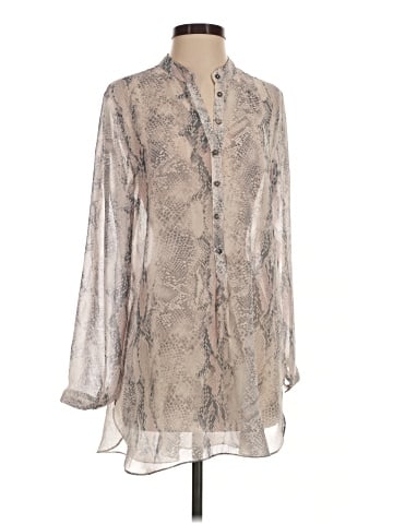 Olivaceous Long Sleeve Blouse (view 1)