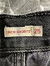 Levi's Black Denim Shorts Size 25 waist - photo 3