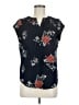 Fun2Fun Floral Blue Sleeveless Blouse Size M - photo 1