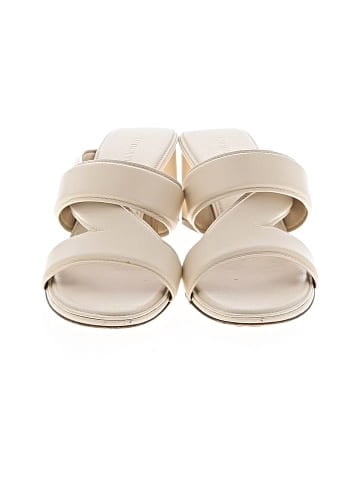 Bottega Veneta Leather The Band Slide Sandals (view 2)