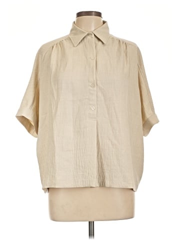 Max Studio Short Sleeve Blouse (view 1)