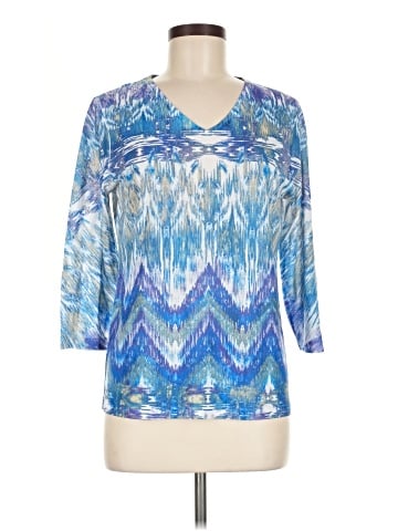 Chico's 3/4 Sleeve T-Shirt (view 1)