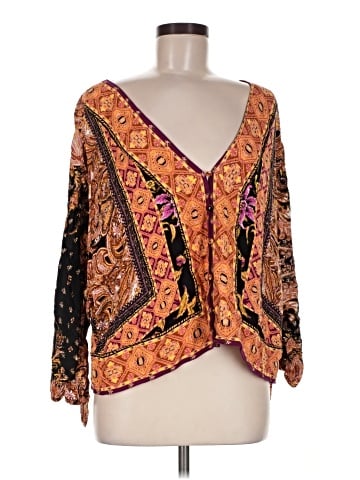 Free People 3/4 Sleeve Blouse (view 1)