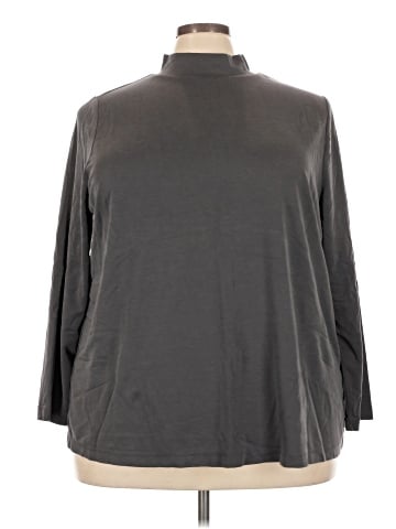 Ulla Popken Long Sleeve Turtleneck (view 1)