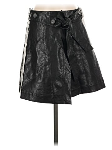 Modern Citizen Faux Leather Skirt (view 1)