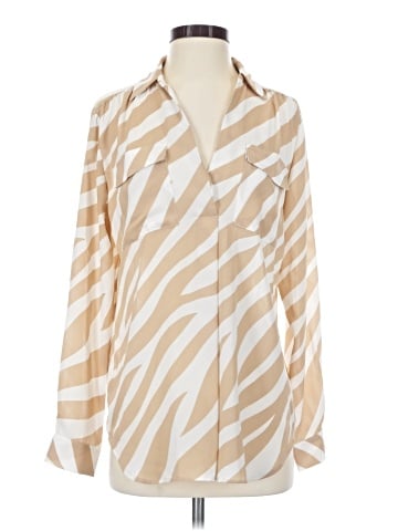 Ann Taylor Long Sleeve Blouse (view 1)