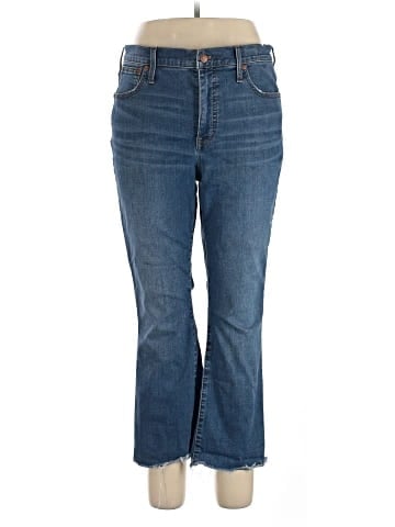 Madewell Cali Demi-Boot Jeans in Preston Wash: Raw-Hem Edition (view 1)