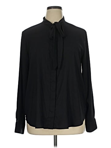 Ann Taylor Long Sleeve Blouse (view 1)