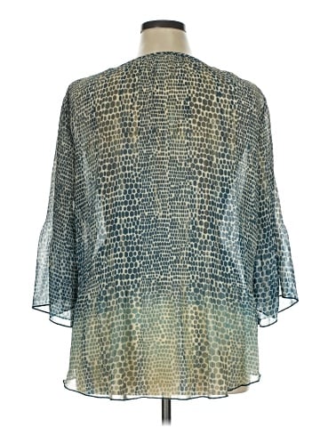 MULTIPLES 3/4 Sleeve Blouse (view 2)