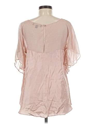 Elizabeth and James Short Sleeve Silk Top (view 2)