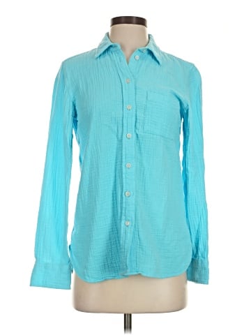 J.Crew Factory Store Long Sleeve Button-Down Shirt (view 1)
