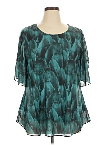 Unbranded Short Sleeve Blouse (view 1)