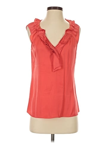 Elie Tahari Sleeveless Silk Top (view 1)