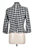 Ellen Tracy Houndstooth Silver Blazer Size L - photo 2