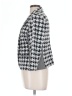 Ellen Tracy Houndstooth Silver Blazer Size L - photo 5