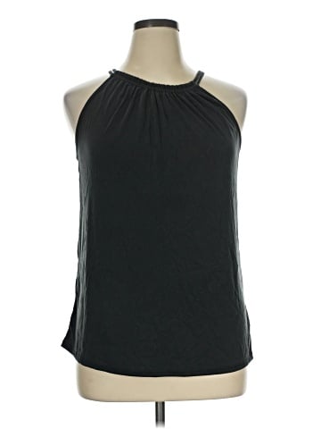Green Envelope Sleeveless Blouse (view 1)