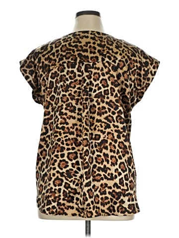 Ann Taylor LOFT Short Sleeve Blouse (view 2)