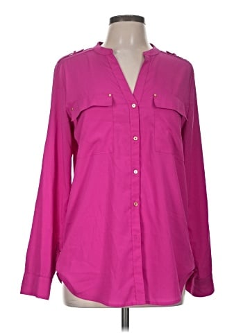 Calvin Klein Long Sleeve Blouse (view 1)