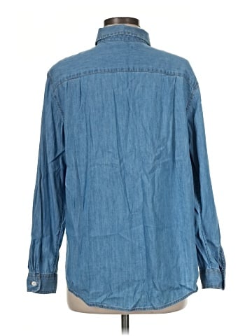 Ann Taylor LOFT Long Sleeve Button-Down Shirt (view 2)