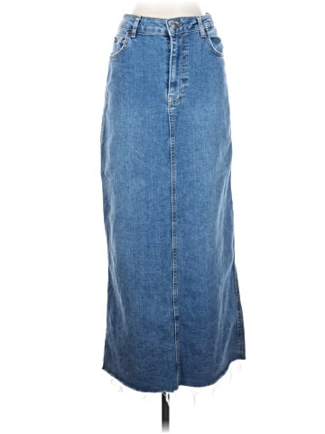 Zara Denim Skirt (view 1)