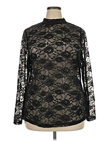 Lane Bryant Long Sleeve Blouse (view 1)