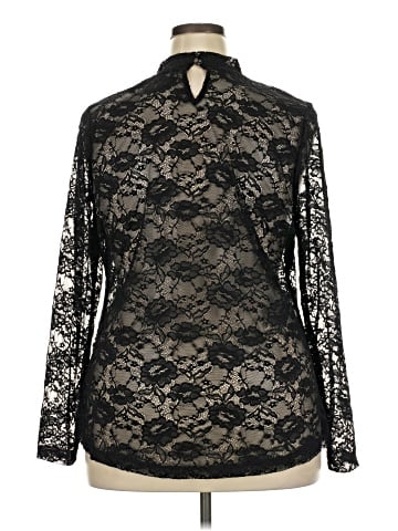Lane Bryant Long Sleeve Blouse (view 2)