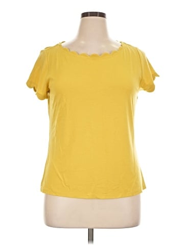 Ann Taylor Factory Short Sleeve T-Shirt (view 1)