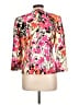 Kasper 100% Polyester Floral Pink Blazer Size 10 - photo 2
