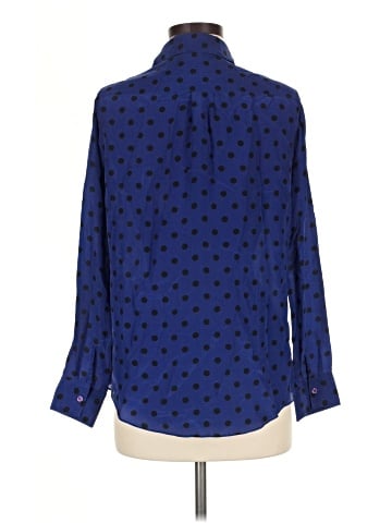 Zoe & Sam Long Sleeve Silk Top (view 2)